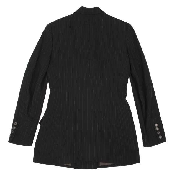 Jean Paul Gaultier Vintage Black Striped Double-Breasted Blazer