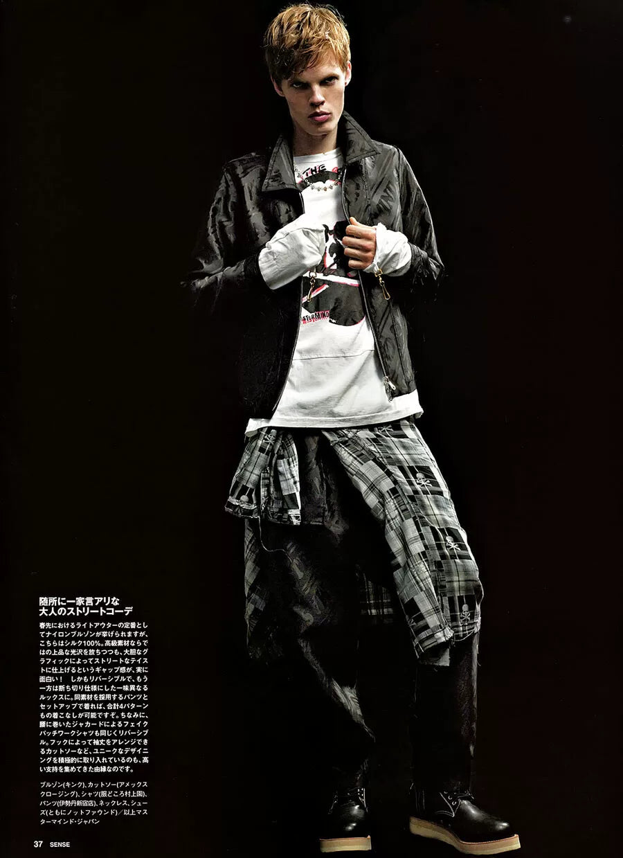 Mastermind Japan 13SS Long Sleeve T-Shirt World Sweatshirt Print Tee