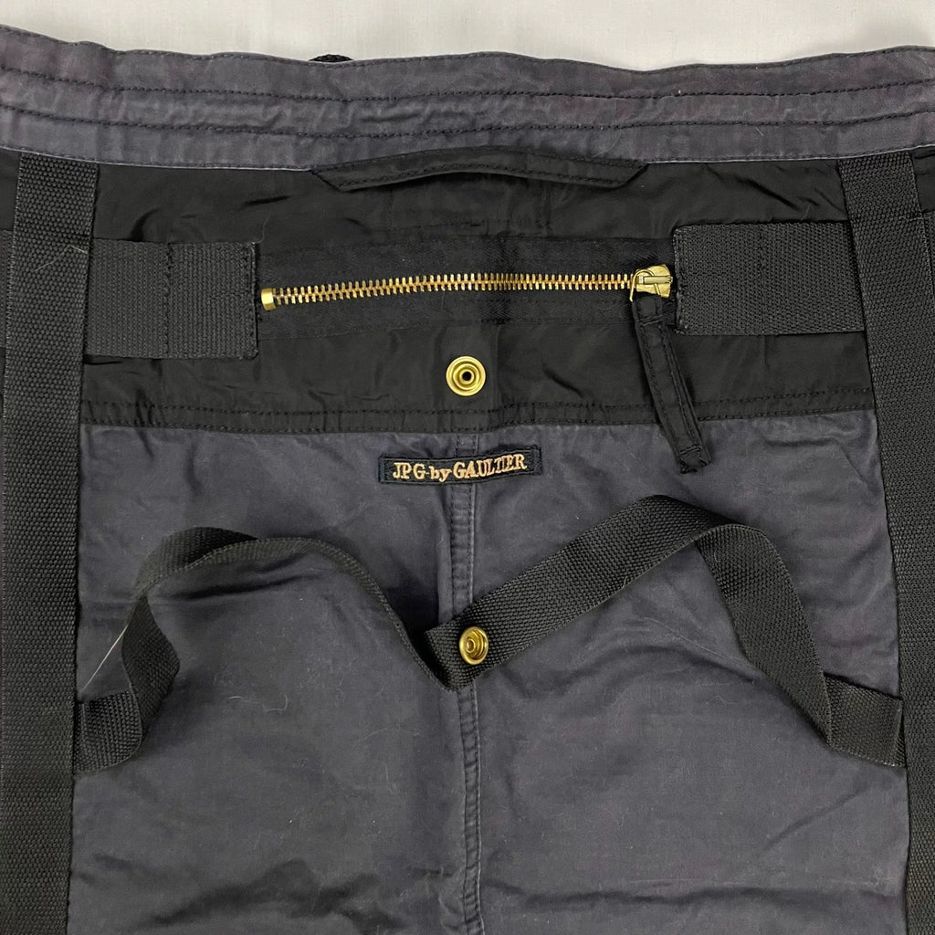 2003 Fall/Winter Jean Paul Gaultier Laced Multi-Pocket Cargo Parachute Skirt