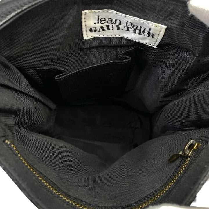 Jean Paul Gaultier Dragon Pattern Leather Crossbody Bag