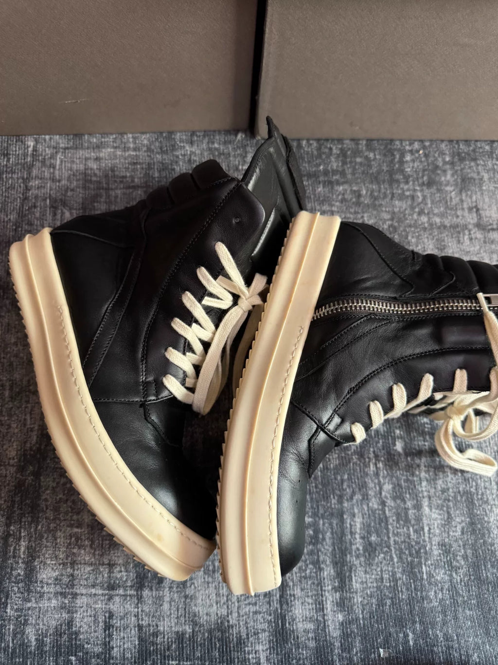 Rick Owens Inverted-Triangle Sneakers
