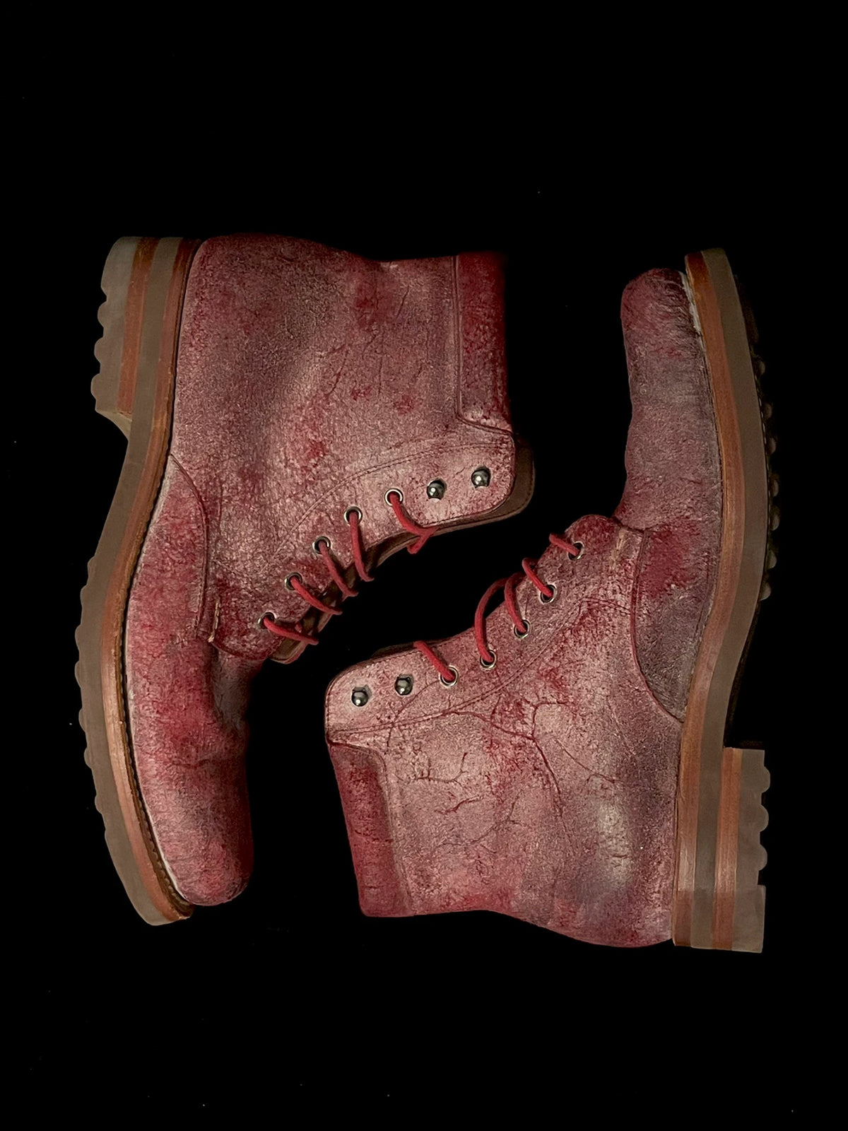 Alexander McQueen | Corroded Distressed Martin Boots