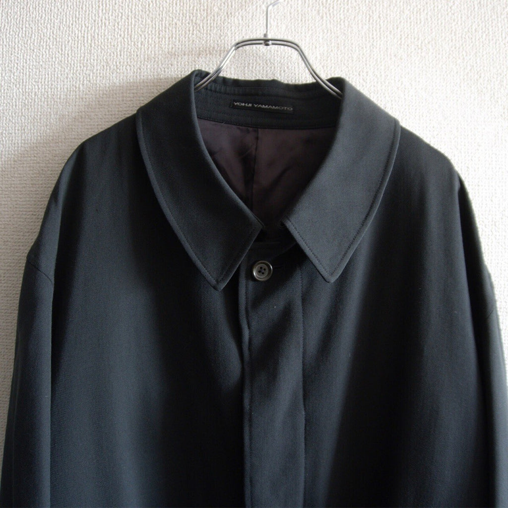 Yohji Yamamoto 1990s Stand-Collar Wool Jacket