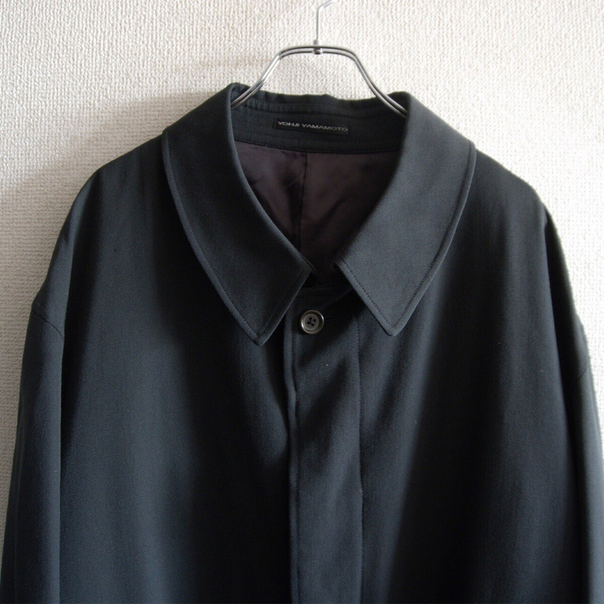 Yohji Yamamoto 1990s Stand-Collar Wool Jacket
