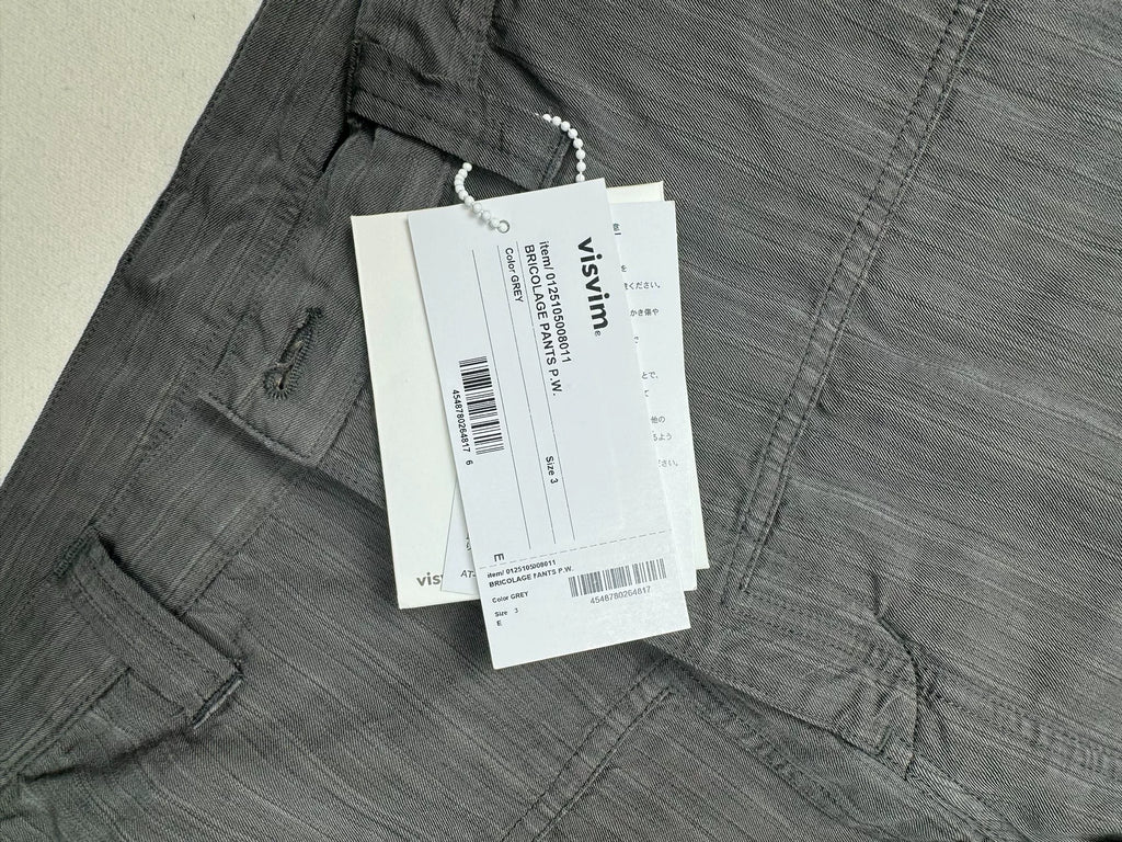 Visvim 25SS Bricolage P.w. Gray Pants
