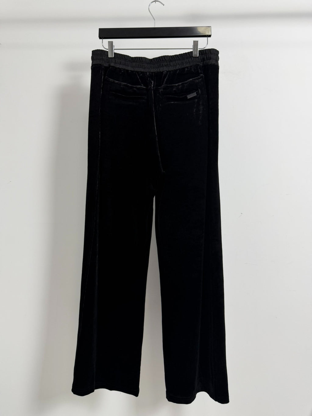 Saint Laurent Slp23fw Black Velvet Pants