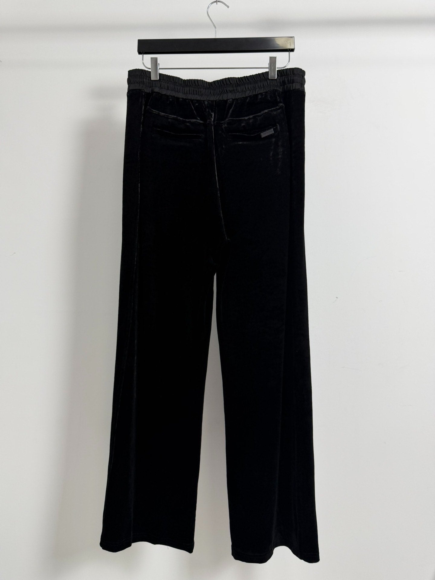 Saint Laurent Slp23fw Black Velvet Pants