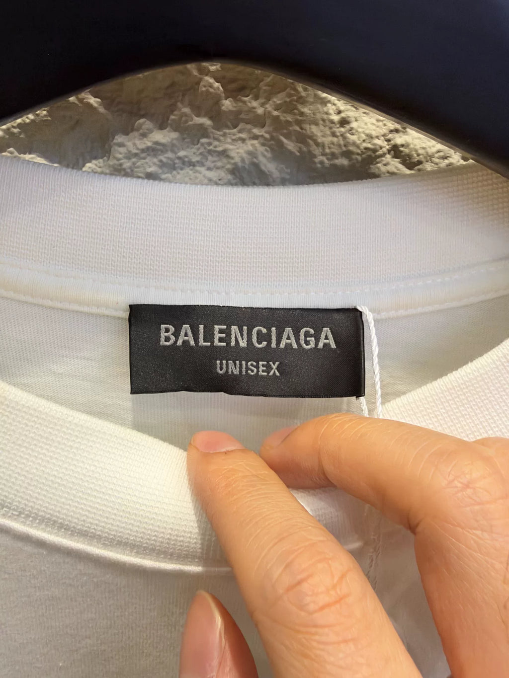Balenciaga DUBAI White Letter Print Short Sleeve T-Shirt