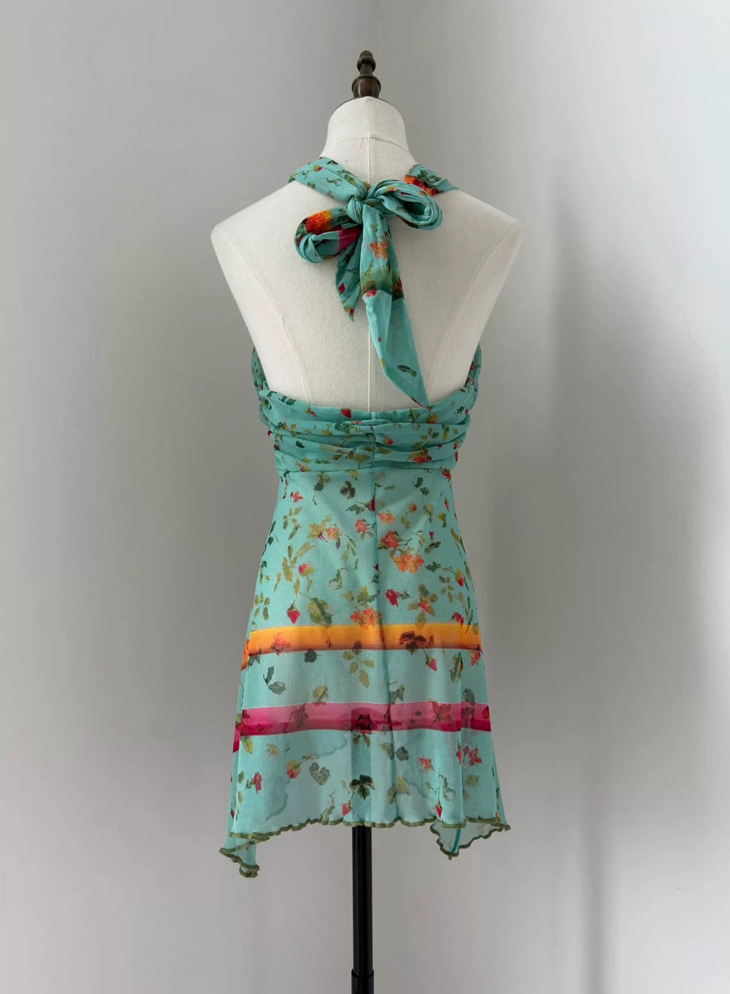 Jean Paul Gaultier Vintage Floral Mesh Top