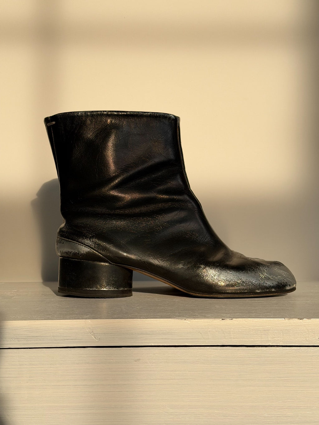 Maison Margiela Color Wash Leather Tabi Shoes