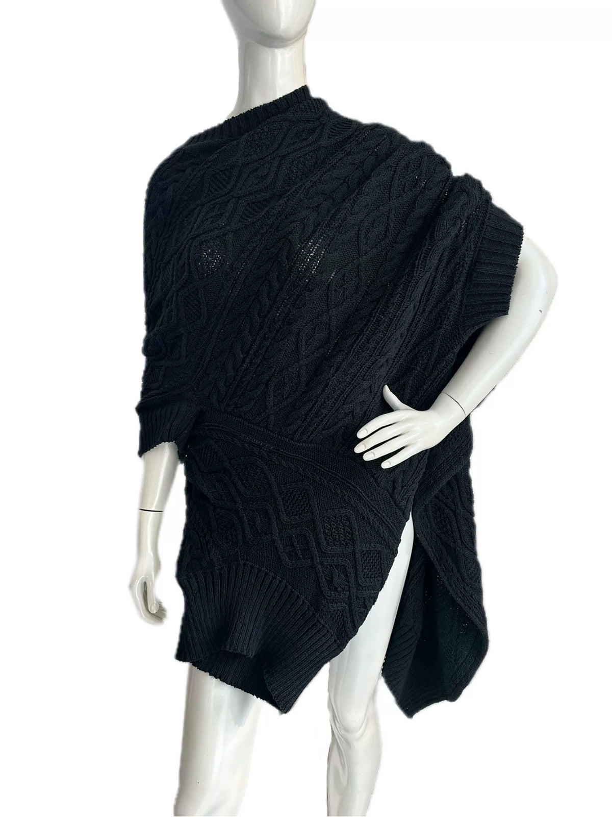 Junya Watanabe Sweater Cape Coat Shawl