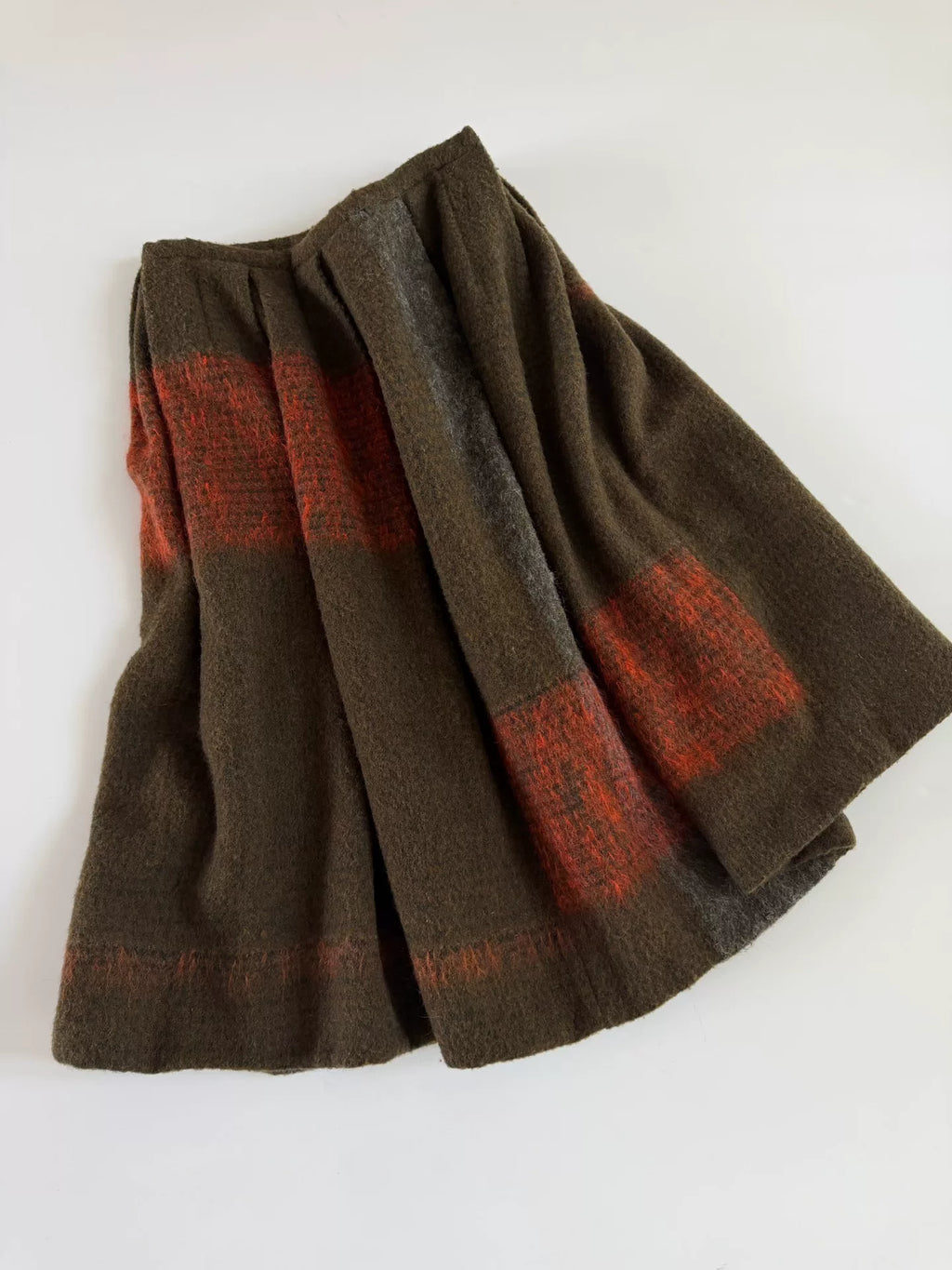 Dries van Noten Midi Runway Mohair Skirt