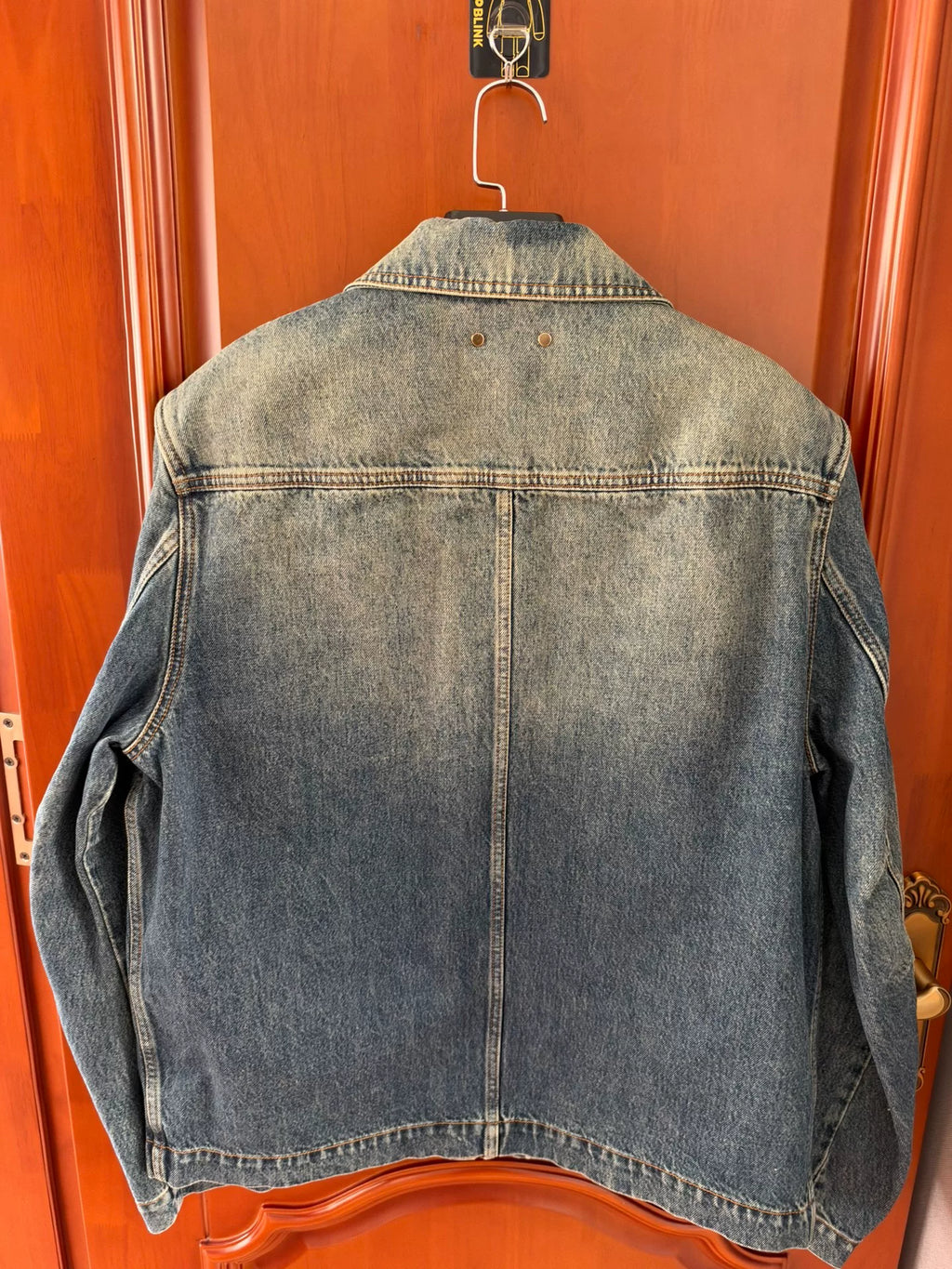 Louis Vuitton Embossed Monogram Washed Denim Jacket