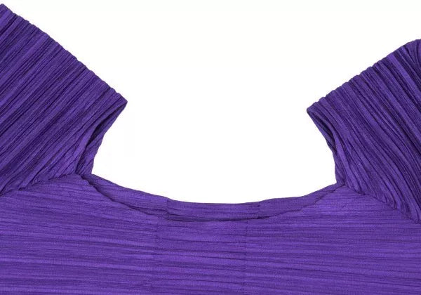Issey Miyake Vintage Purple Deformed Pleated Top