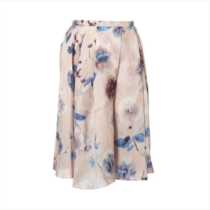 Dior Floral Silk Skirt