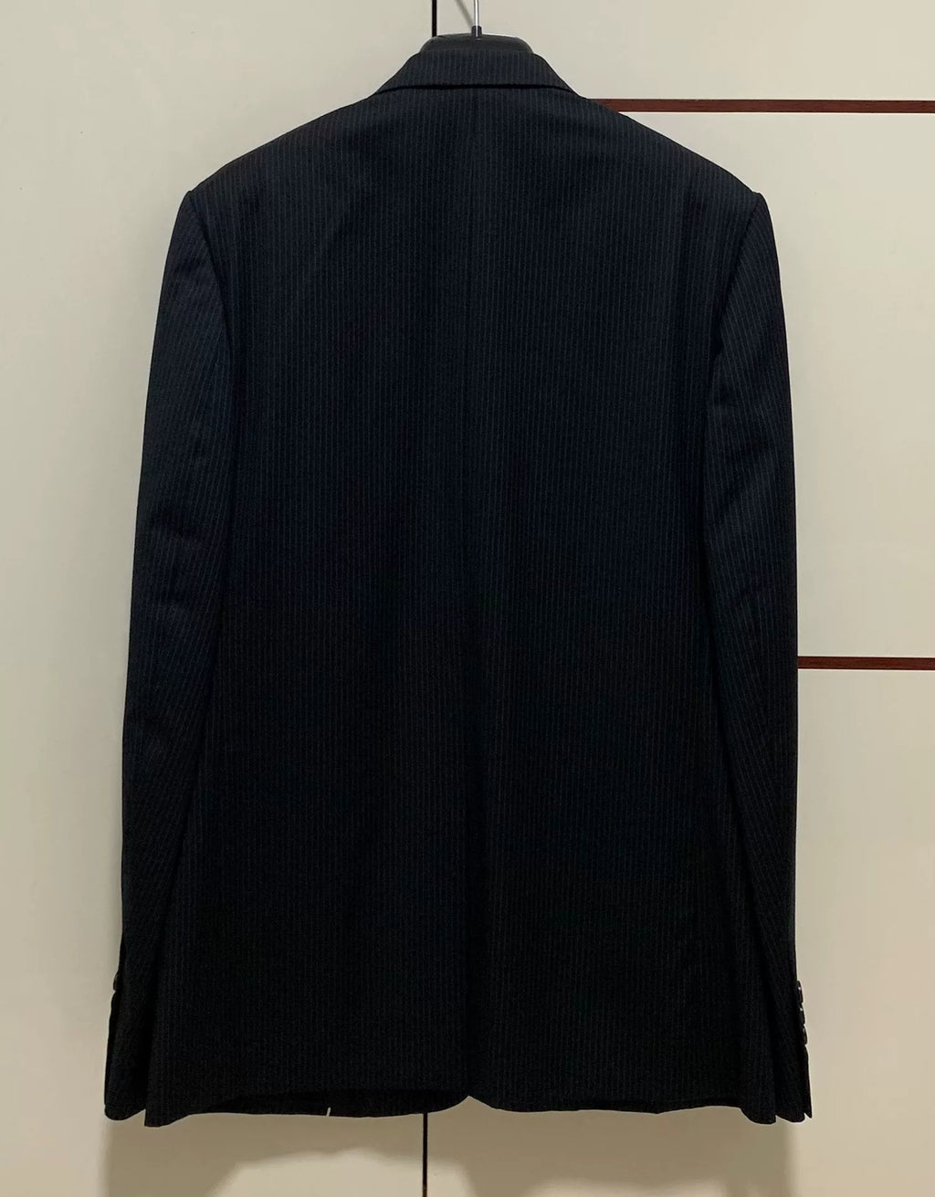 Dior Homme 14FW Runway Striped Wool Suit