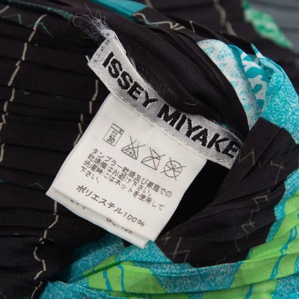 Issey Miyake Vintage Geometric Pleated Dress