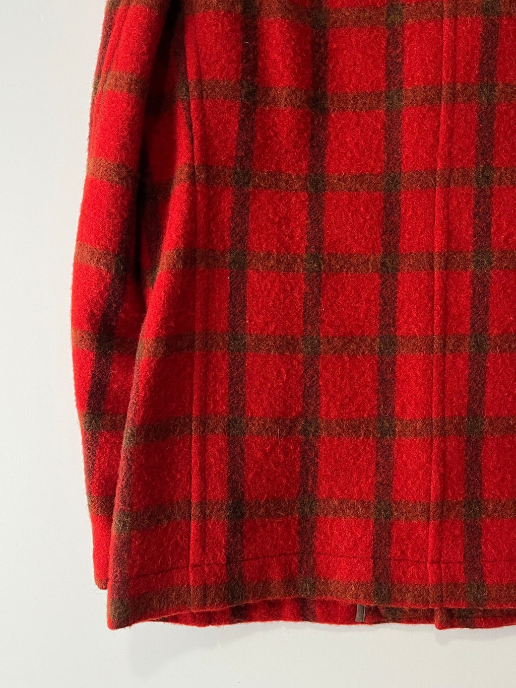 Dries Van Noten 1990s Check Wool Coat