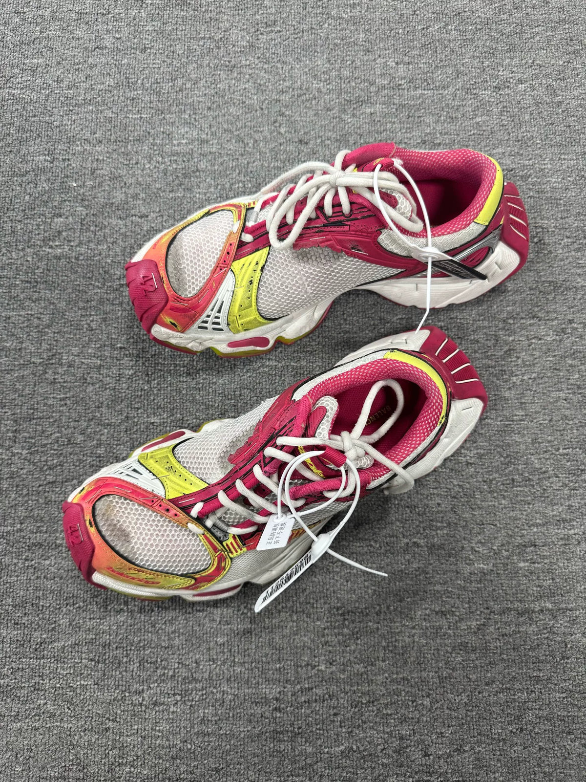 Balenciaga Stapler Red White Sneakers