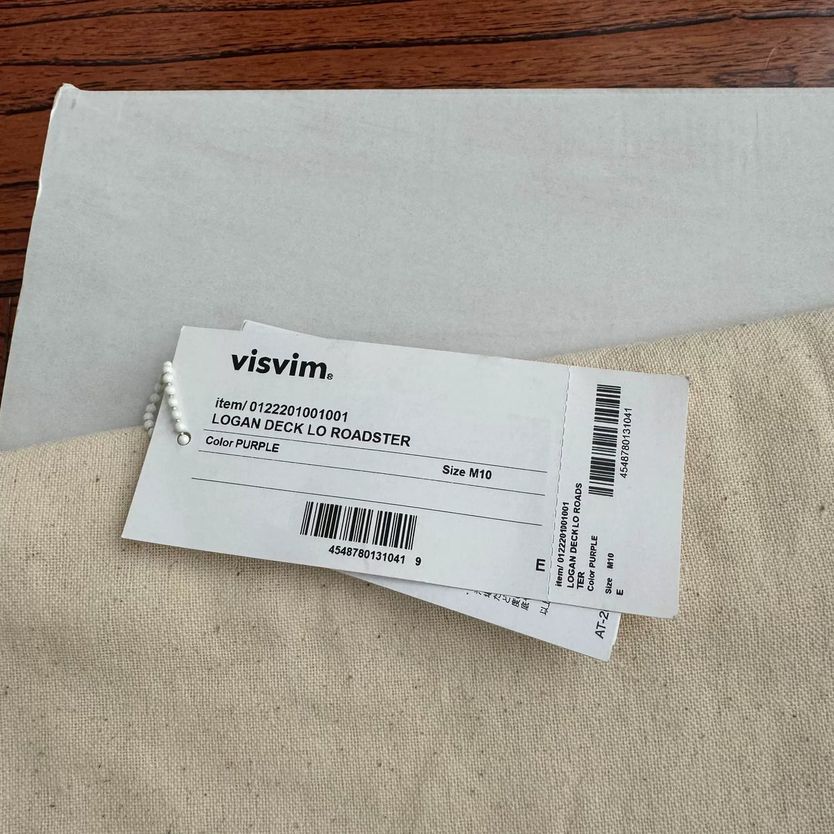 Visvim 22aw LOGAN DECK LO ROADSTER Canvas Purple Shoes