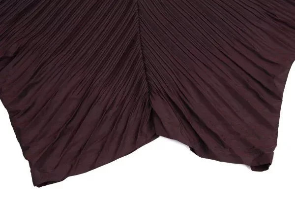 Issey Miyake Vintage Red Main Line Pleated Top