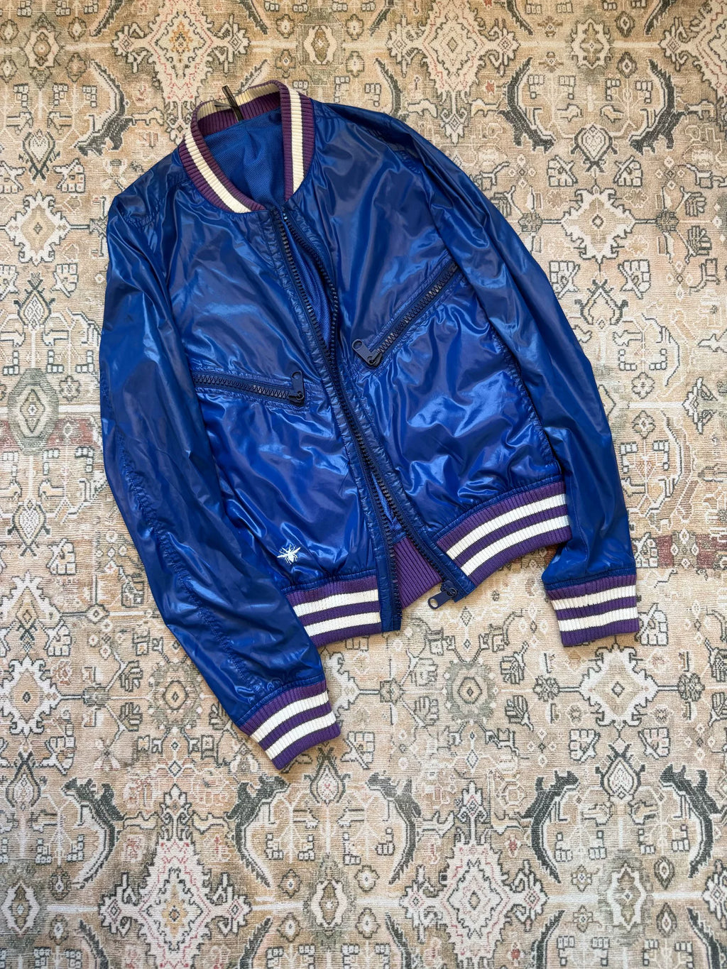 Dior Homme SS09 Electric Purple Four-Zip Jacket