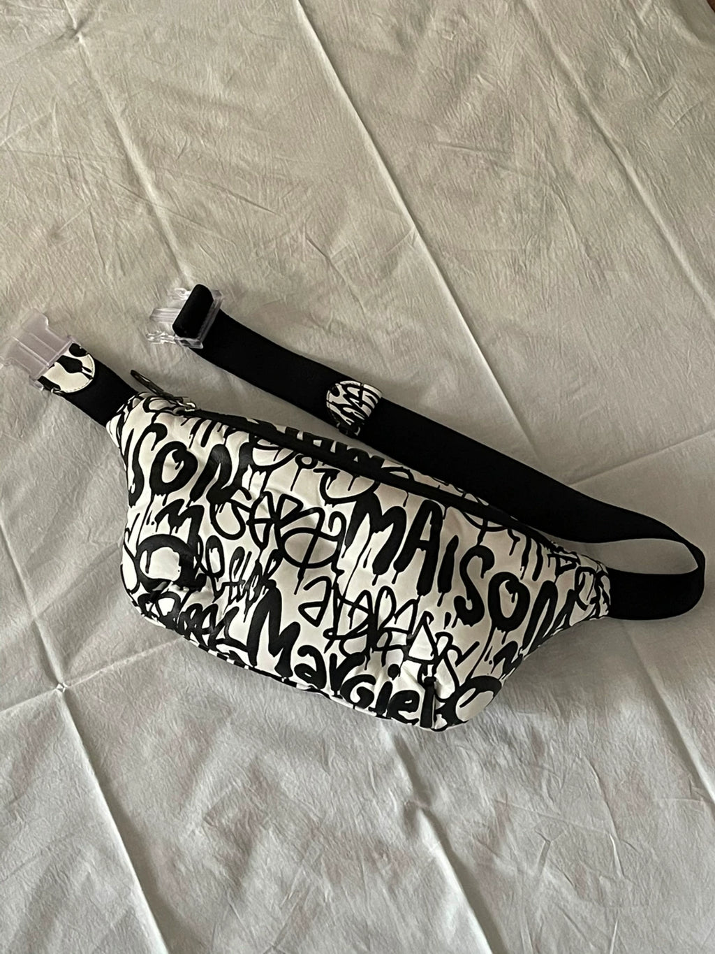 Maison Margiela Graffiti Lambskin Pillow Bag Crossbody Bag Single Shoulder Bag