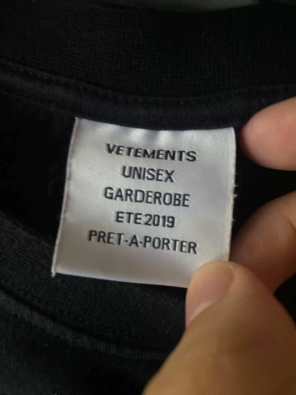 Vetements 19ss target‑center bullet‑hole short‑sleeve shirt