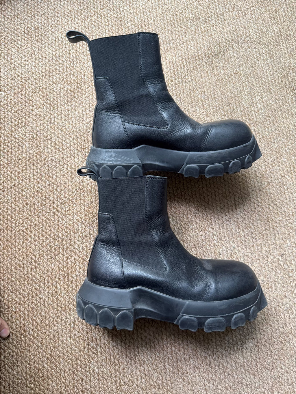 Rick Owens Bozo Tractor Octopus Sole Boots