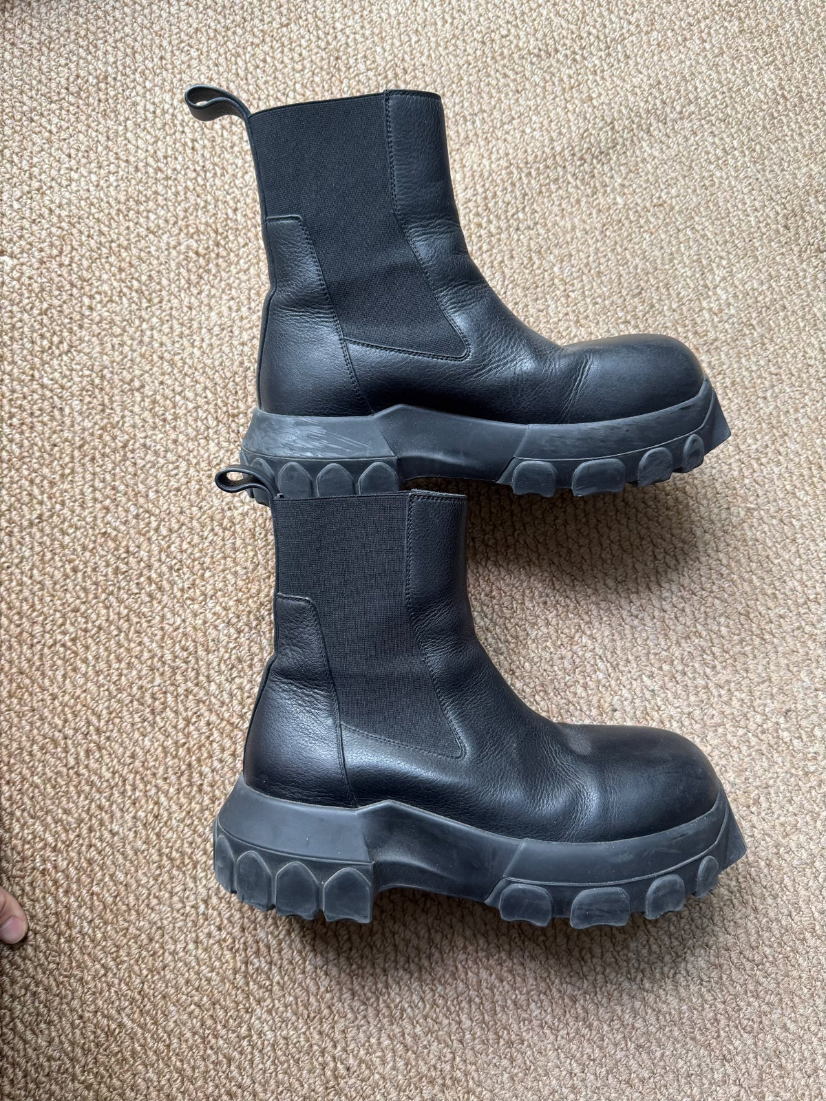 Rick Owens Bozo Tractor Octopus Sole Boots