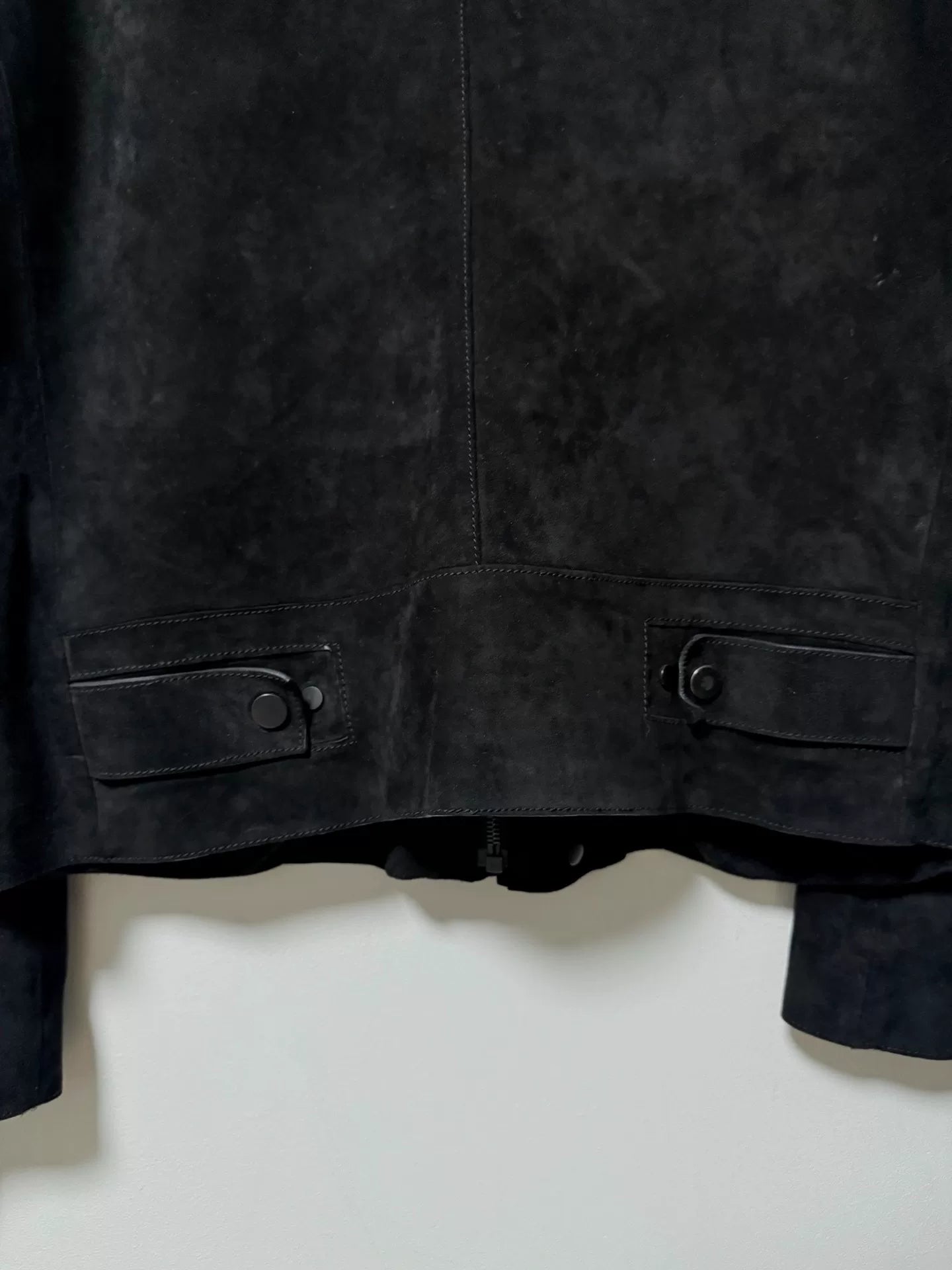 Balenciaga 15AW Black Suede Leather Jacket