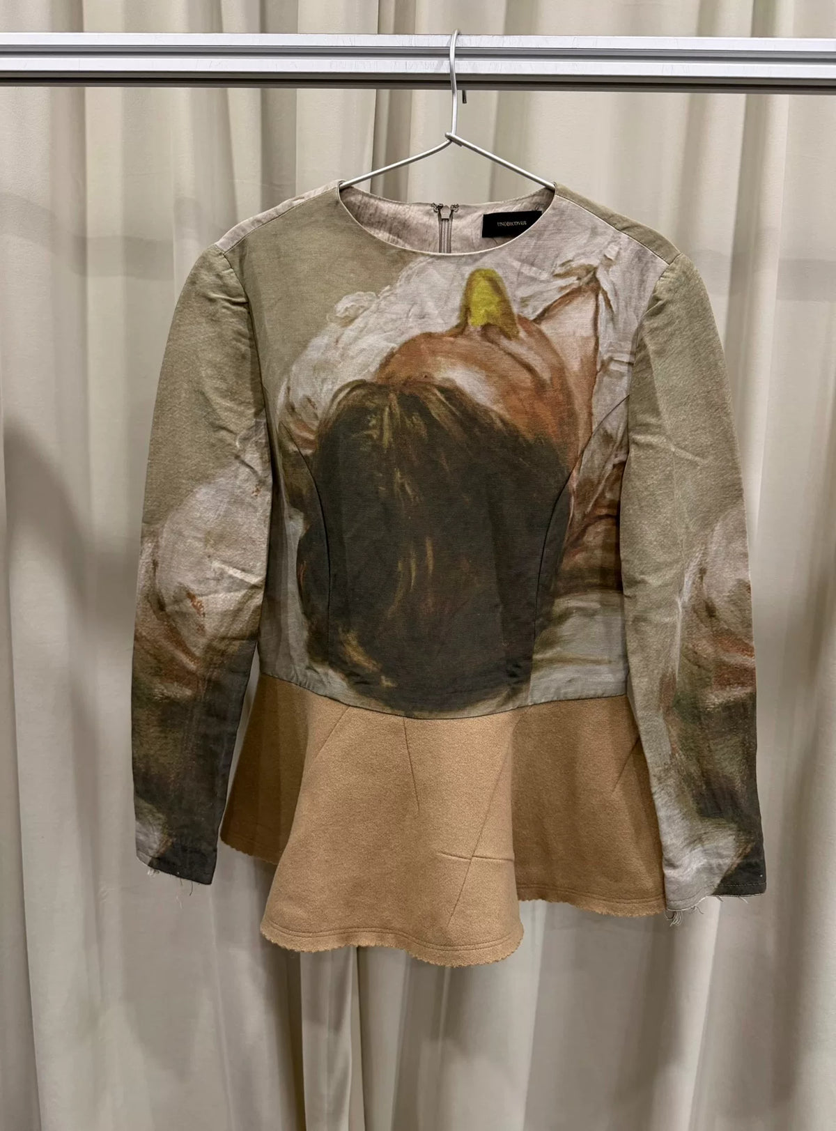 Undercover 15FW runway oil-painting top