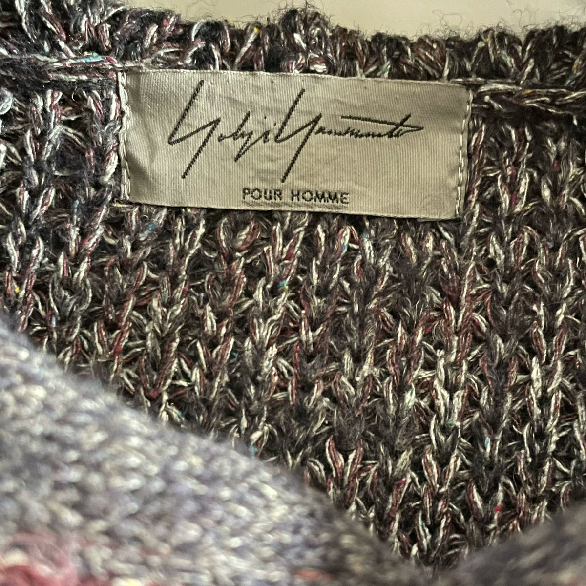 Yohji Yamamoto PourHomme | F/W14 Wool Knit Coat