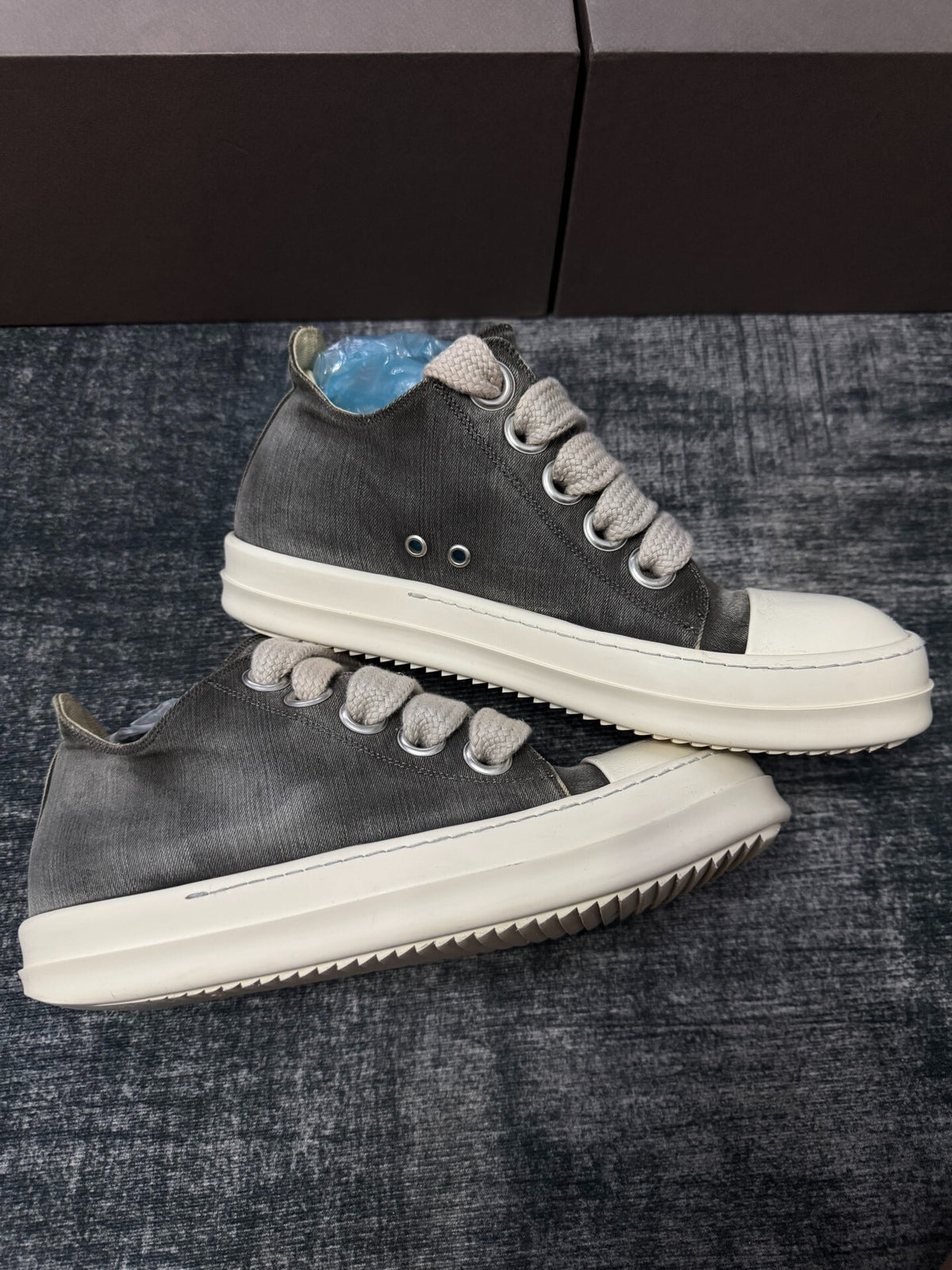 Rick Owens Thick-Lace Sneakers