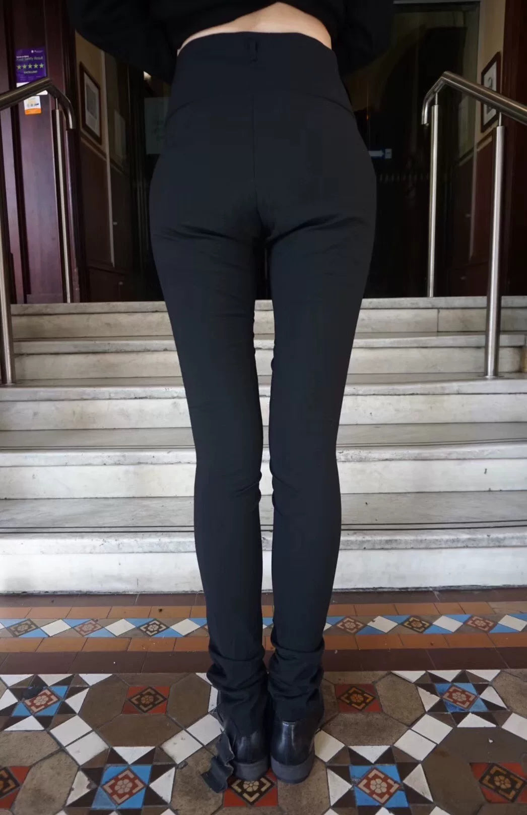 M.A+ AW17 leggings Black Wool Pants