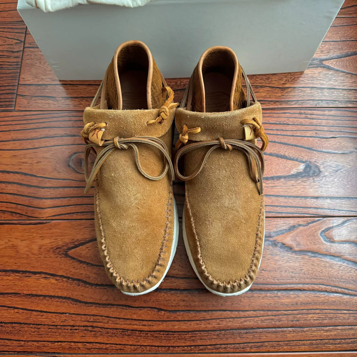 Visvim 17aw UTE MOC TRAINER FOLK (VEG SUEDE) Slip-on Casual Shoes
