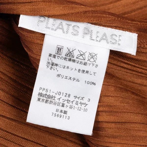 Issey Miyake Vintage Orange Pleated Top