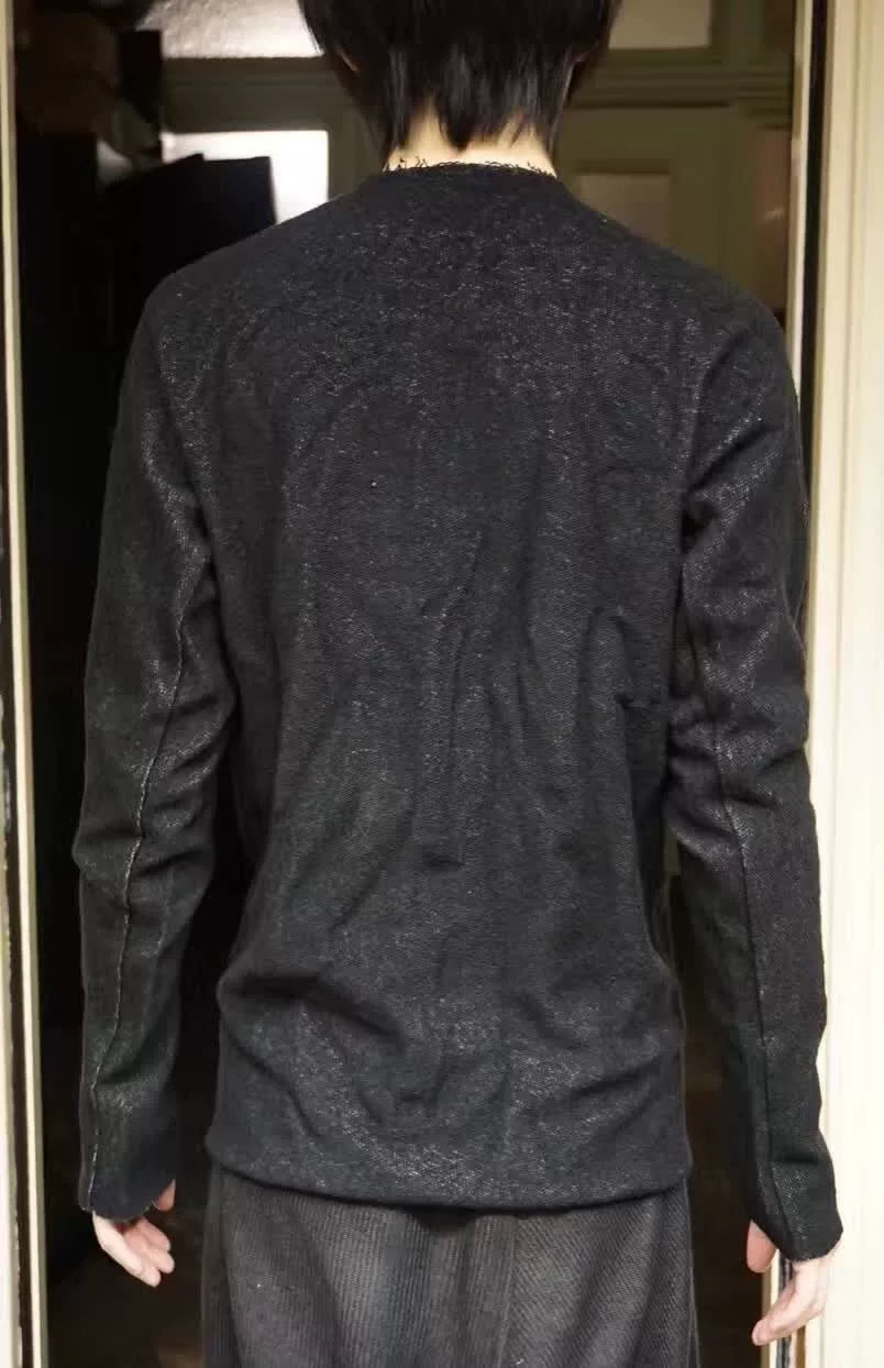 M.A+ FW16 16W-T211D JCWD2 Cross-Cut Knit Sweater
