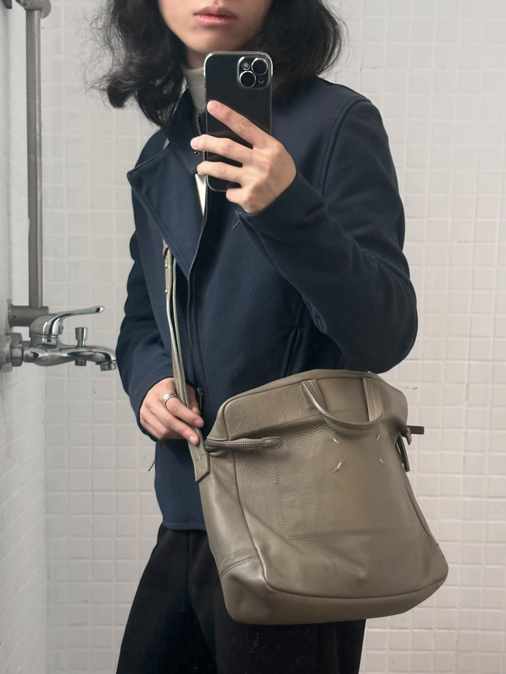 Maison Martin Margiela | SS2015 Extended Zip Messenger Bag