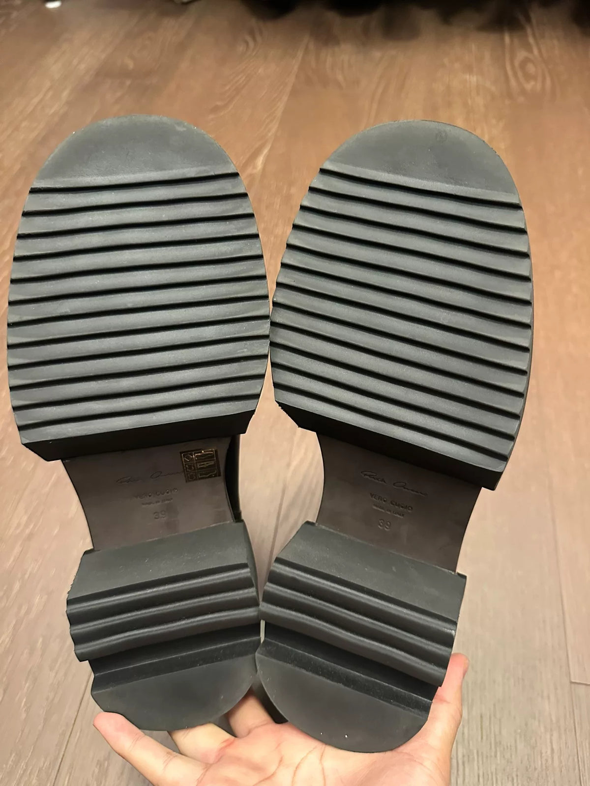 Rick Owens Bogun classic thick-heel Chelsea boots