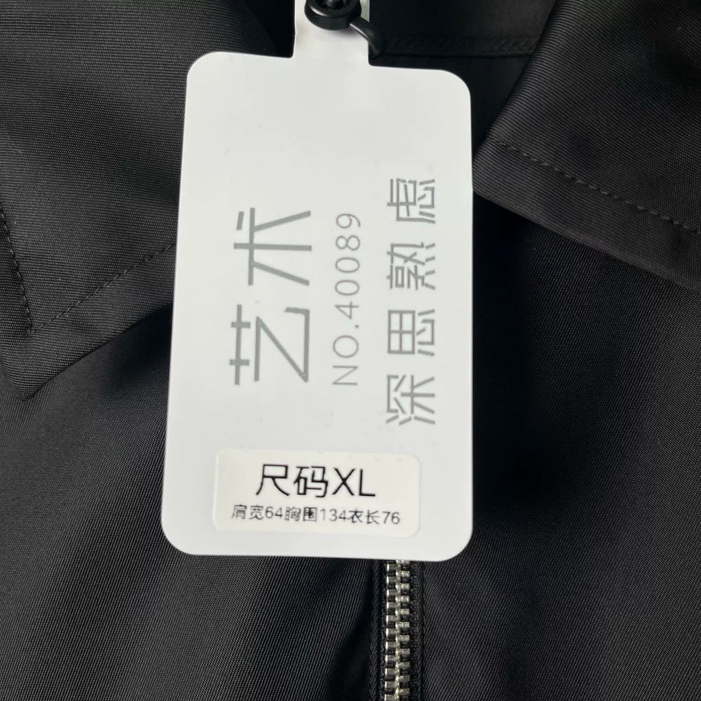 Prada Nylon Lapel Shirt Jacket