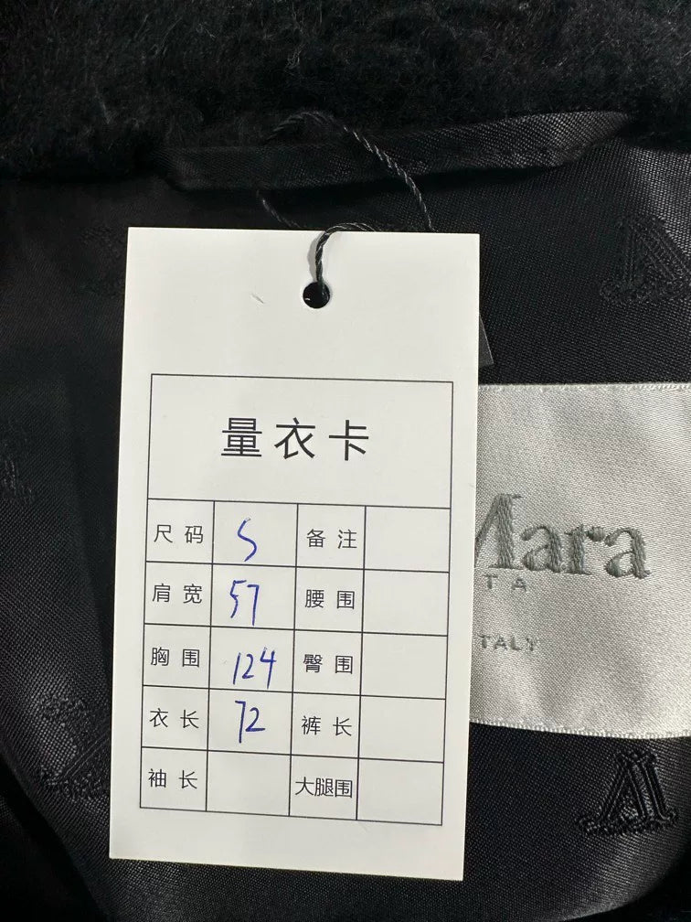 Max Mara Black Teddy Sleeveless Vest