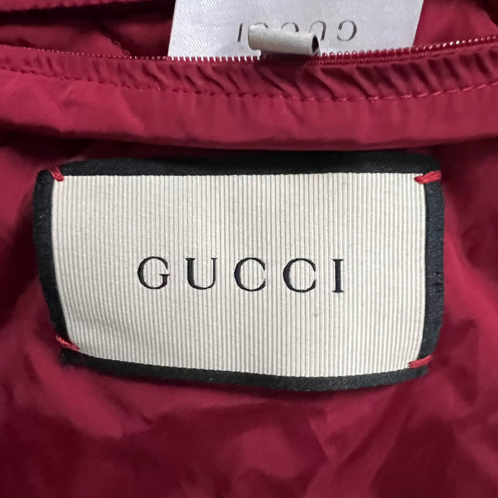 Gucci Color-Block Side Stripe Logo Hooded Jacket