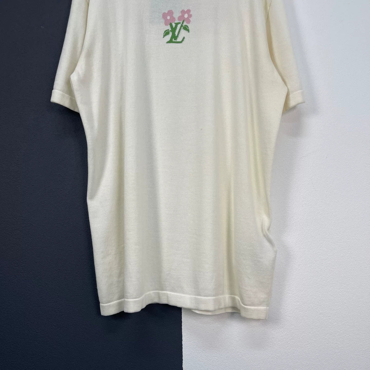 Louis Vuitton LV Floral Knit Short-Sleeve Shirt