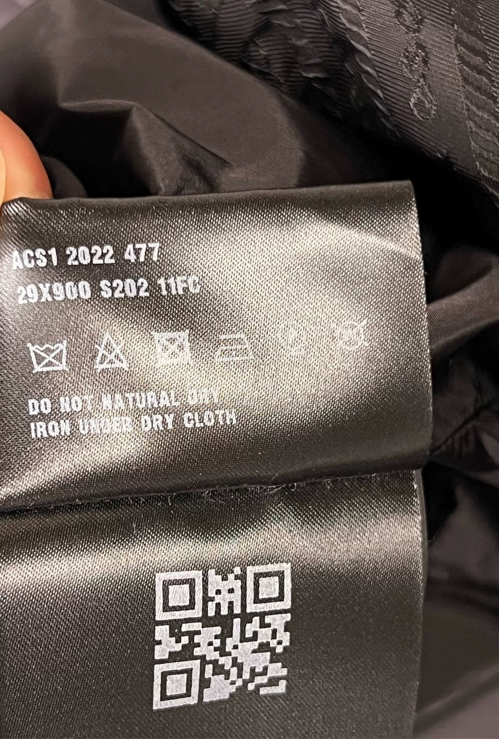 Prada Re-Nylon Black Hooded Triangle Logo Jacket