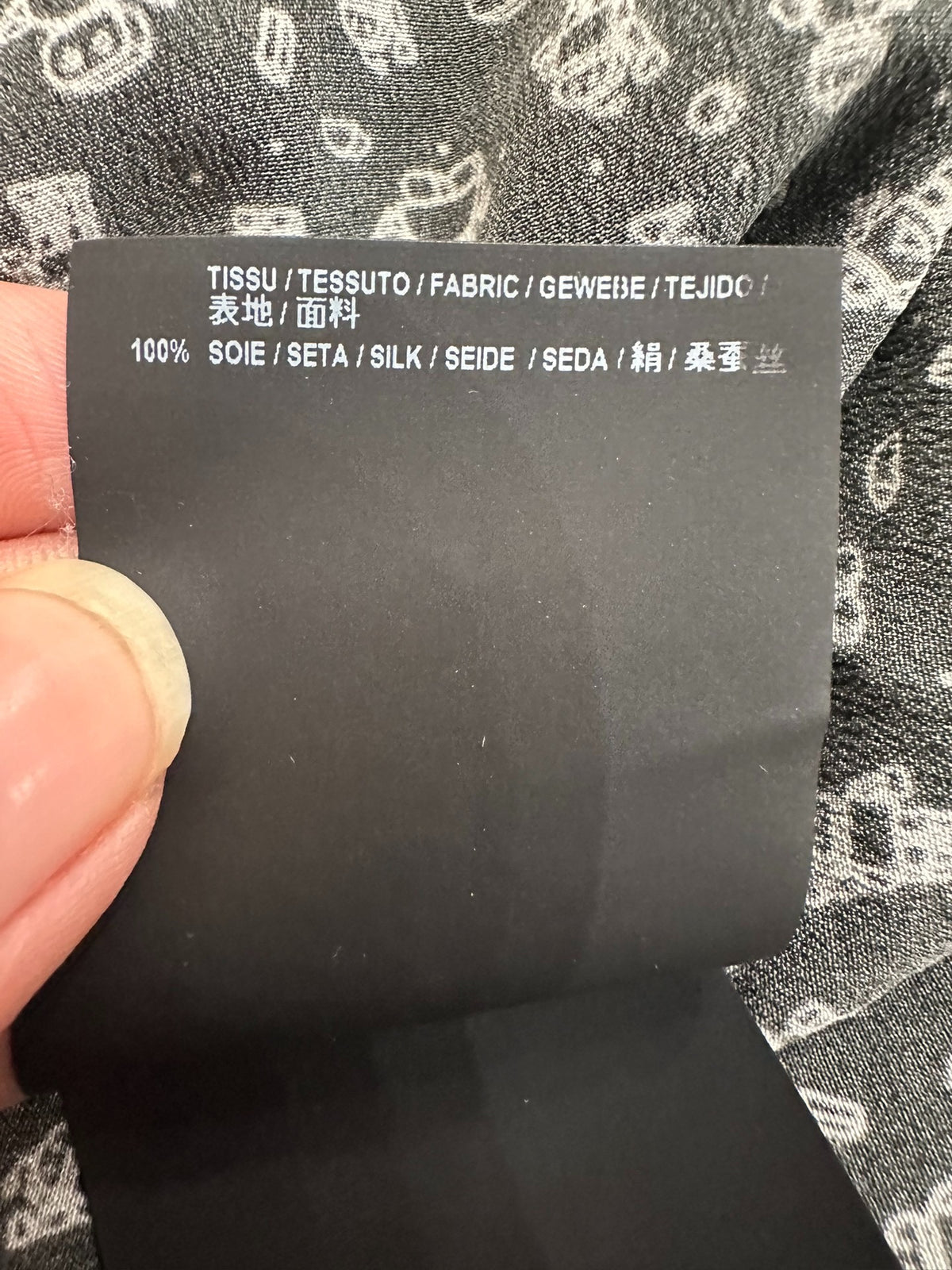 Saint Laurent SS19 Silk Doll Shirt
