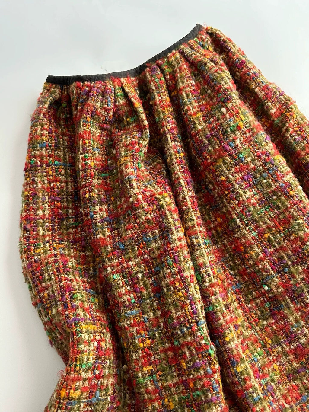 Junya Watanabe 2000 rough pattern wool skirt