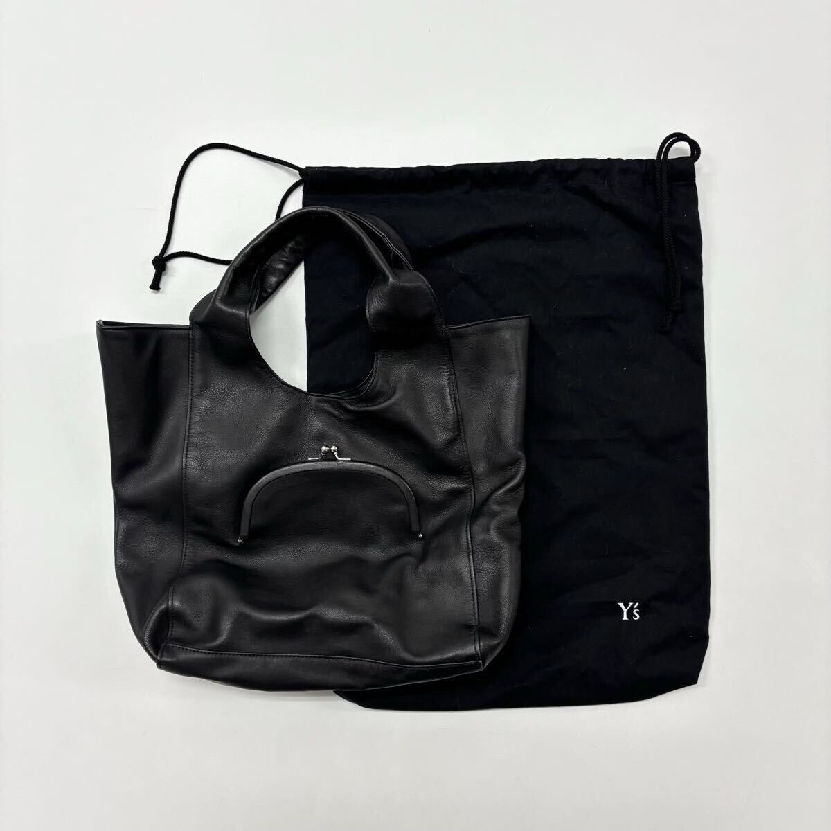 Y's Yohji Yamamoto AW22 Leather Tote Bag