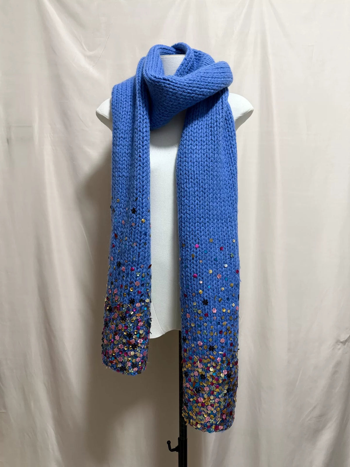 Dries Van Noten Sequin Fringe Scarf
