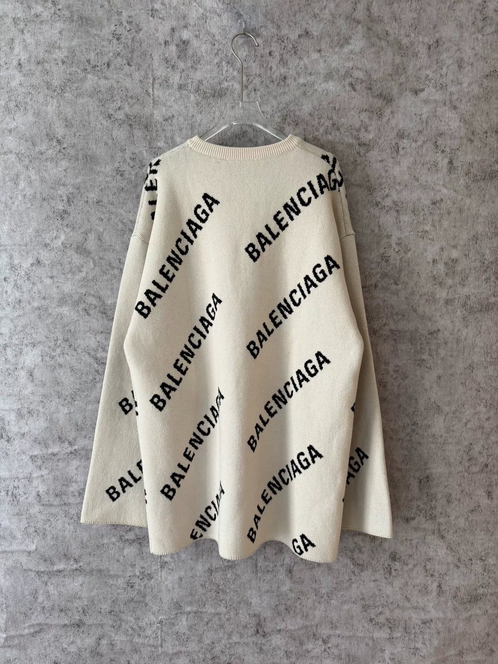 Balenciaga All-Over Print Sweater